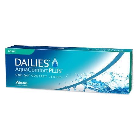 DAILIES AquaComfort Plus Toric 30 Pack - עדשות יומיות עם צלינדר - אופטיקניון