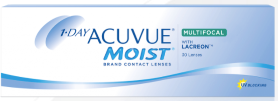עדשות מולטיפוקליות יומיות  1 - DAY ACUVUE MOIST Multifocal 30 Pack - אופטיקניון
