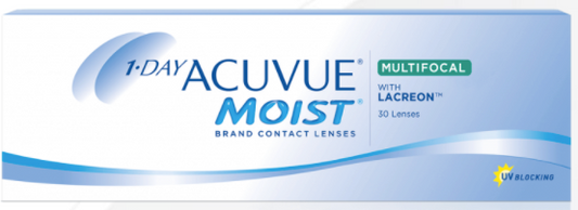 עדשות מולטיפוקליות יומיות  1 - DAY ACUVUE MOIST Multifocal 30 Pack - אופטיקניון