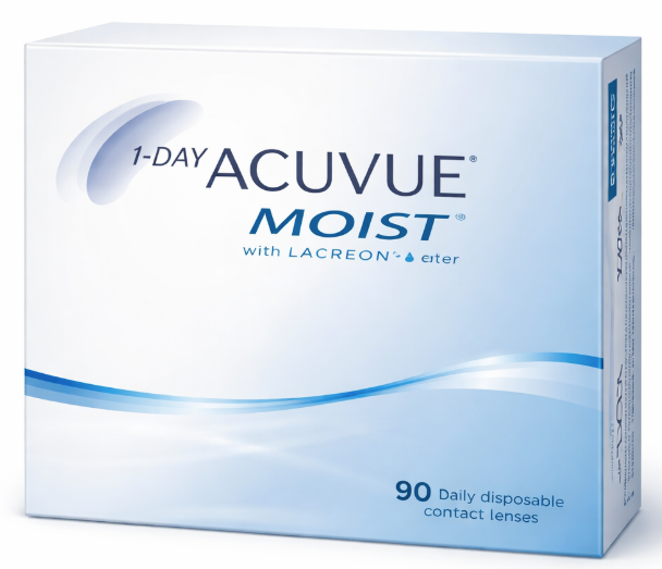 1-DAY ACUVUE MOIST 90 Pack