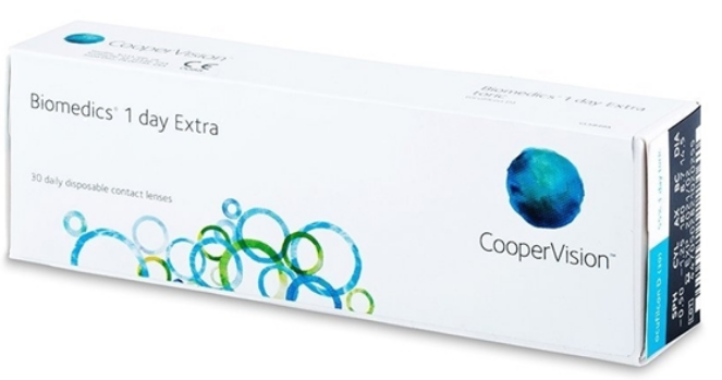 Biomedics 1 day Extra 30pck Cooper Vision - ביומדיקס עדשות יומיות