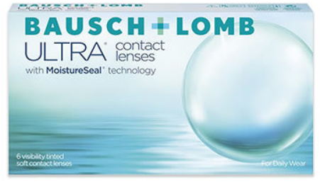 Ultra 6pk עדשות חודשיות סיליקון Baush and lomb